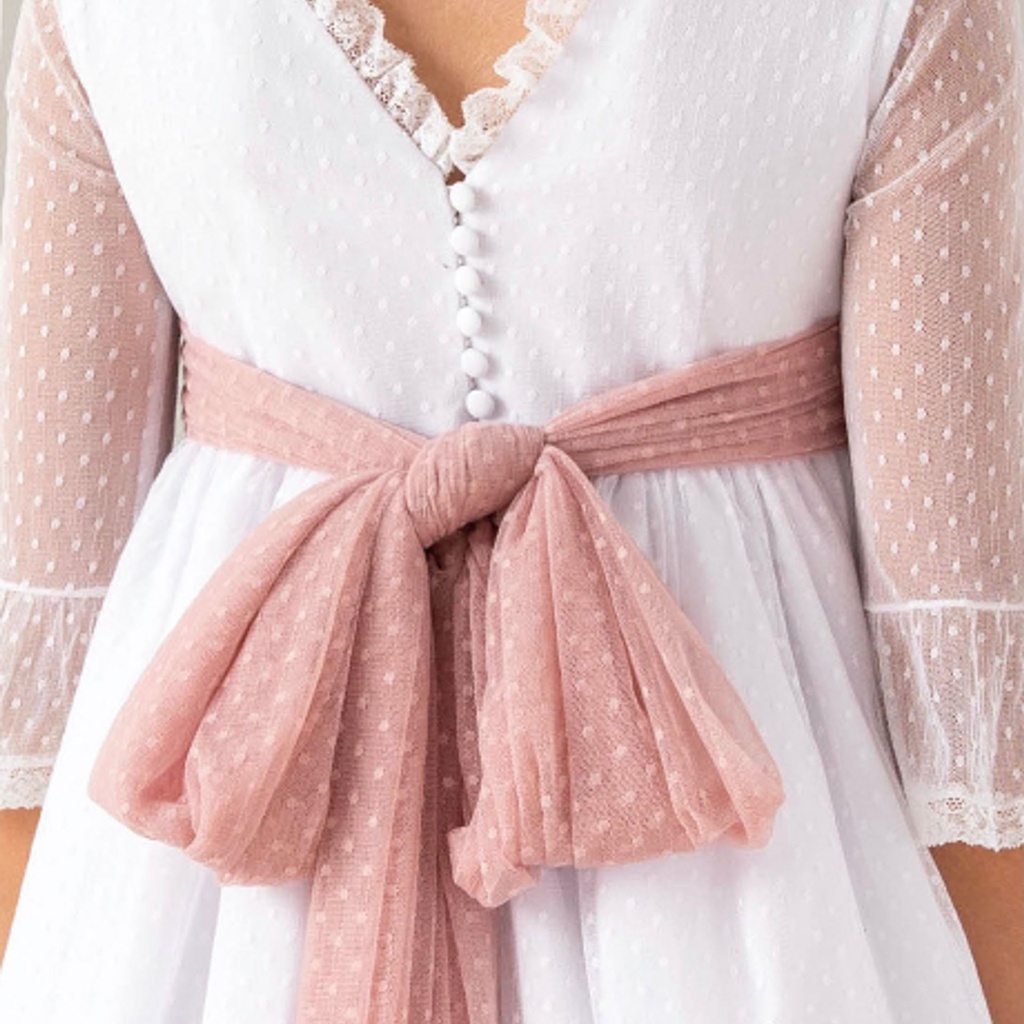 LAZADA TUL PUNTOS NUDE SIMPLE