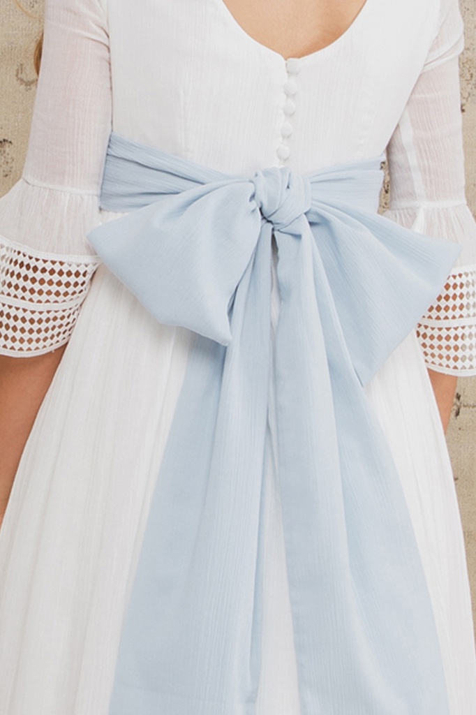 LAZADA BAMBULA AZUL FRUNCIDA